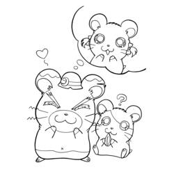 Página para colorir: Hamtaro (desenhos animados) #39980 - Páginas para Colorir Imprimíveis Gratuitamente