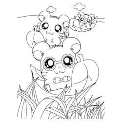 Página para colorir: Hamtaro (desenhos animados) #39986 - Páginas para Colorir Imprimíveis Gratuitamente