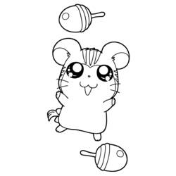 Página para colorir: Hamtaro (desenhos animados) #39987 - Páginas para Colorir Imprimíveis Gratuitamente