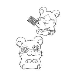 Página para colorir: Hamtaro (desenhos animados) #39989 - Páginas para Colorir Imprimíveis Gratuitamente