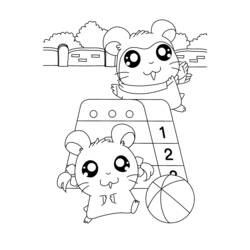 Página para colorir: Hamtaro (desenhos animados) #39995 - Páginas para Colorir Imprimíveis Gratuitamente