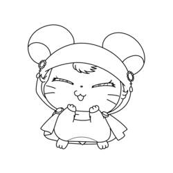 Página para colorir: Hamtaro (desenhos animados) #39997 - Páginas para Colorir Imprimíveis Gratuitamente