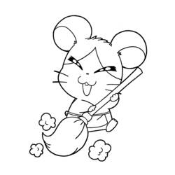 Página para colorir: Hamtaro (desenhos animados) #40004 - Páginas para Colorir Imprimíveis Gratuitamente