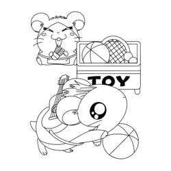 Página para colorir: Hamtaro (desenhos animados) #40010 - Páginas para Colorir Imprimíveis Gratuitamente