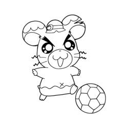 Página para colorir: Hamtaro (desenhos animados) #40011 - Páginas para Colorir Imprimíveis Gratuitamente