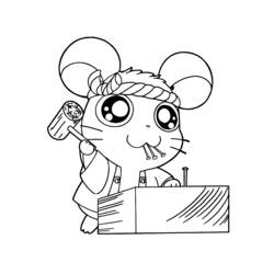 Página para colorir: Hamtaro (desenhos animados) #40017 - Páginas para Colorir Imprimíveis Gratuitamente