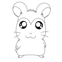 Página para colorir: Hamtaro (desenhos animados) #40019 - Páginas para Colorir Imprimíveis Gratuitamente