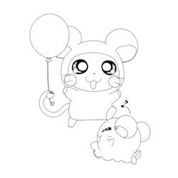 Página para colorir: Hamtaro (desenhos animados) #40031 - Páginas para Colorir Imprimíveis Gratuitamente