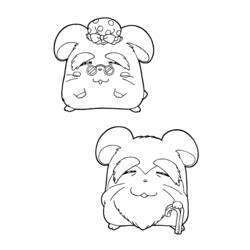 Página para colorir: Hamtaro (desenhos animados) #40040 - Páginas para Colorir Imprimíveis Gratuitamente