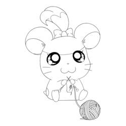 Página para colorir: Hamtaro (desenhos animados) #40043 - Páginas para Colorir Imprimíveis Gratuitamente