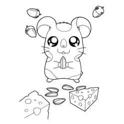 Página para colorir: Hamtaro (desenhos animados) #40048 - Páginas para Colorir Imprimíveis Gratuitamente