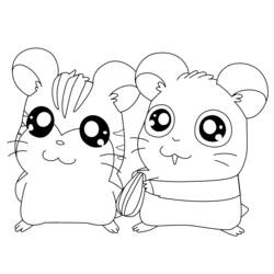 Página para colorir: Hamtaro (desenhos animados) #40058 - Páginas para Colorir Imprimíveis Gratuitamente