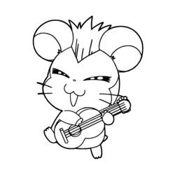 Página para colorir: Hamtaro (desenhos animados) #40059 - Páginas para Colorir Imprimíveis Gratuitamente