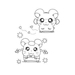 Página para colorir: Hamtaro (desenhos animados) #40062 - Páginas para Colorir Imprimíveis Gratuitamente