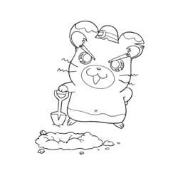 Página para colorir: Hamtaro (desenhos animados) #40066 - Páginas para Colorir Imprimíveis Gratuitamente