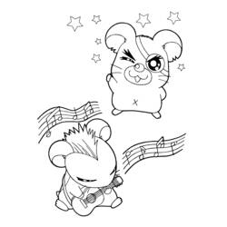 Página para colorir: Hamtaro (desenhos animados) #40073 - Páginas para Colorir Imprimíveis Gratuitamente