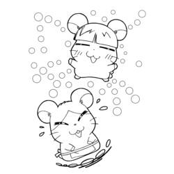 Página para colorir: Hamtaro (desenhos animados) #40076 - Páginas para Colorir Imprimíveis Gratuitamente