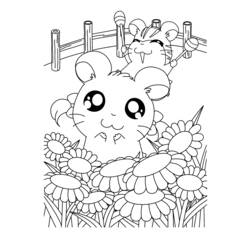 Página para colorir: Hamtaro (desenhos animados) #40077 - Páginas para Colorir Imprimíveis Gratuitamente