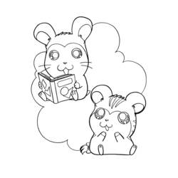 Página para colorir: Hamtaro (desenhos animados) #40080 - Páginas para Colorir Imprimíveis Gratuitamente