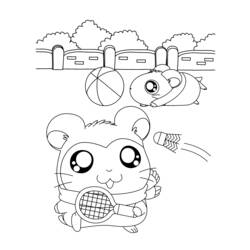 Página para colorir: Hamtaro (desenhos animados) #40098 - Páginas para Colorir Imprimíveis Gratuitamente