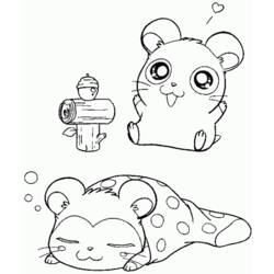 Página para colorir: Hamtaro (desenhos animados) #40126 - Páginas para Colorir Imprimíveis Gratuitamente