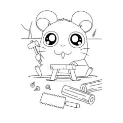 Página para colorir: Hamtaro (desenhos animados) #40130 - Páginas para Colorir Imprimíveis Gratuitamente