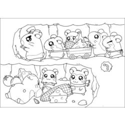 Página para colorir: Hamtaro (desenhos animados) #40133 - Páginas para Colorir Imprimíveis Gratuitamente