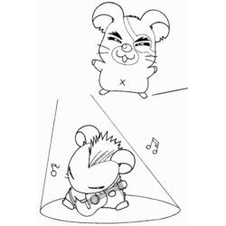 Página para colorir: Hamtaro (desenhos animados) #40134 - Páginas para Colorir Imprimíveis Gratuitamente