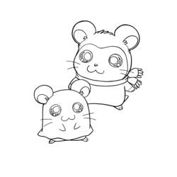 Página para colorir: Hamtaro (desenhos animados) #40136 - Páginas para Colorir Imprimíveis Gratuitamente