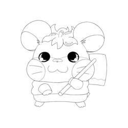 Página para colorir: Hamtaro (desenhos animados) #40138 - Páginas para Colorir Imprimíveis Gratuitamente