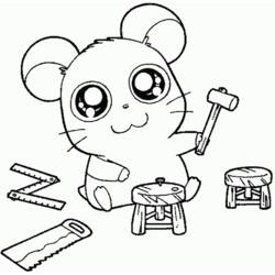 Página para colorir: Hamtaro (desenhos animados) #40146 - Páginas para Colorir Imprimíveis Gratuitamente