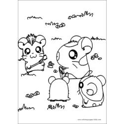 Página para colorir: Hamtaro (desenhos animados) #40155 - Páginas para Colorir Imprimíveis Gratuitamente