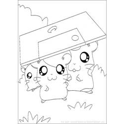 Página para colorir: Hamtaro (desenhos animados) #40169 - Páginas para Colorir Imprimíveis Gratuitamente