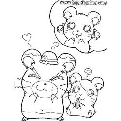 Página para colorir: Hamtaro (desenhos animados) #40187 - Páginas para Colorir Imprimíveis Gratuitamente