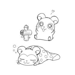 Página para colorir: Hamtaro (desenhos animados) #40197 - Páginas para Colorir Imprimíveis Gratuitamente