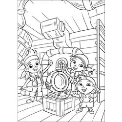 Página para colorir: Jake e os Piratas da Terra do Nunca (desenhos animados) #42394 - Páginas para Colorir Imprimíveis Gratuitamente