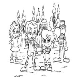 Página para colorir: Jimmy Neutron (desenhos animados) #48904 - Páginas para Colorir Imprimíveis Gratuitamente