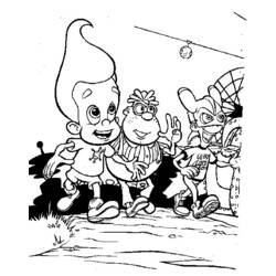 Página para colorir: Jimmy Neutron (desenhos animados) #48917 - Páginas para Colorir Imprimíveis Gratuitamente