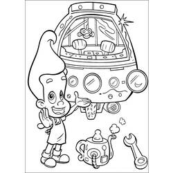 Página para colorir: Jimmy Neutron (desenhos animados) #48926 - Páginas para Colorir Imprimíveis Gratuitamente