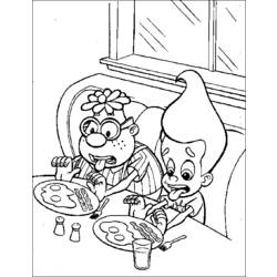 Página para colorir: Jimmy Neutron (desenhos animados) #48928 - Páginas para Colorir Imprimíveis Gratuitamente
