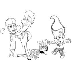 Página para colorir: Jimmy Neutron (desenhos animados) #48964 - Páginas para Colorir Imprimíveis Gratuitamente