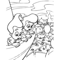 Página para colorir: Jimmy Neutron (desenhos animados) #48980 - Páginas para Colorir Imprimíveis Gratuitamente