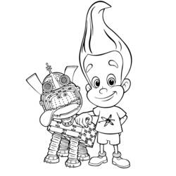 Página para colorir: Jimmy Neutron (desenhos animados) #48983 - Páginas para Colorir Imprimíveis Gratuitamente