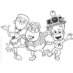 Página para colorir: Jimmy Neutron (desenhos animados) #48986 - Páginas para Colorir Imprimíveis Gratuitamente