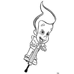 Página para colorir: Jimmy Neutron (desenhos animados) #49018 - Páginas para Colorir Imprimíveis Gratuitamente