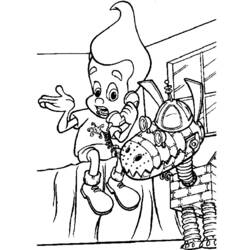 Página para colorir: Jimmy Neutron (desenhos animados) #49030 - Páginas para Colorir Imprimíveis Gratuitamente