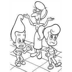 Página para colorir: Jimmy Neutron (desenhos animados) #49088 - Páginas para Colorir Imprimíveis Gratuitamente