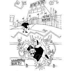 Página para colorir: Johnny Bravo (desenhos animados) #35247 - Páginas para Colorir Imprimíveis Gratuitamente