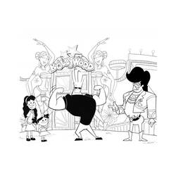 Página para colorir: Johnny Bravo (desenhos animados) #35399 - Páginas para Colorir Imprimíveis Gratuitamente