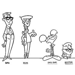 Página para colorir: Laboratório de Dexter (desenhos animados) #50622 - Páginas para Colorir Imprimíveis Gratuitamente